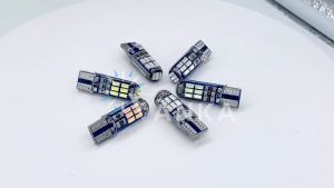 VANKA Waterproof Silicone T10 Led Bulb Park Light Car Dome Light W5W 194 168 15SMD 4014 Side Wedge Replacement Car Interior Light