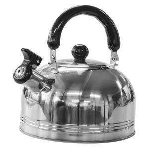 2L Portable Stainless Steel Camping Kettle Foldable Safe Handle Travel Coffee Teapot For Outdoor Picnic Camping Cooking Use