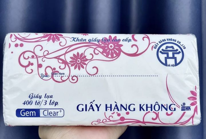 Gói khăn giấy rút Hàng Không cao cấp (400 tờ ,3 lớp), khăn giấy ăn ...