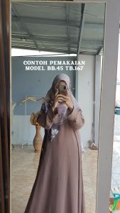 ABAYA CRINKLE HAJAR byROZWAH /COD/ABAYA HITAM/ABAYA TURKI/GAMIS POLOS