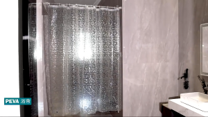 COD🏡ม่านห้องน้ำ 3D ปีไม่มีคราบ EVA กันน้ำ กันเชื้อรา ไม่มีกลิ่น ม่านห้องน้ําใส 180*200cm