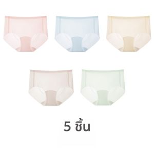 MiiOW | กางเกงชั้นในผ้าไหมน้ำแข็งสำหรับผู้หญิง ไร้ตะเข็บแห้งเร็ว กางเกงสามเหลี่ยมบาง ระบายอากาศได้ดี ฤดูร้อน 2025 ใหม่