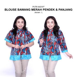 Atasan Batik Jumbo Wanita: Blouse Big Size Batik untuk Kerja