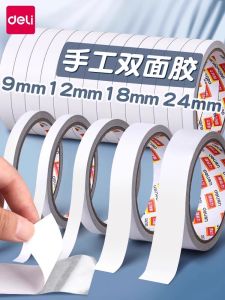 Băng Keo Hai Mặt Deli Siêu Dính Trong Suốt Băng Keo Dán Tường Băng Keo Dán Sổ Tay Băng Keo Dán Dễ Xé Không Để Lại Dấu Vết