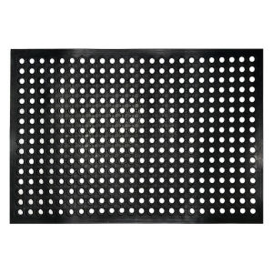Anti Fatigue Rubber Floor Mat Rubber Drainage Mat Restaurant Commercial Kitchen Mat for Entrance Garage Garden Use