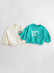 Marc&Janie | Dinosaur Graffiti Loose Sport Hoodie Childrens Wear