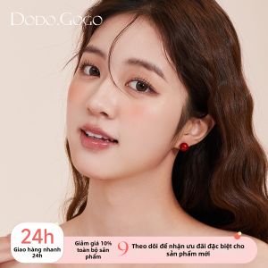 DODO.GOGO | Bông Tai Hạt Ngọc Trai Đỏ Thu Hút