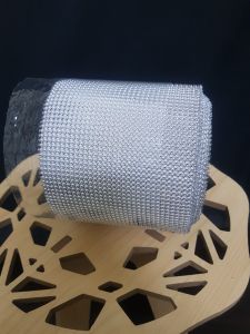 manik silver dalam 1 gulung size 11.5cm x 10 yards per gulung shining silver available