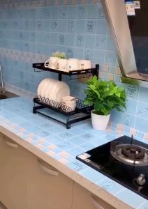 Wallpaper Stiker Dapur Premium Anti Minyak dan Anti Air Mudah Dibersihkan Stiker Marmer Marble YH1