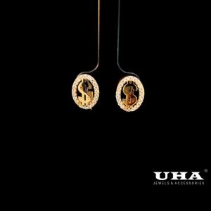 B1646 Bông tai nữ thiết kế sang trọng đính đá Cz cao cấp sáng lấp lánh UHA