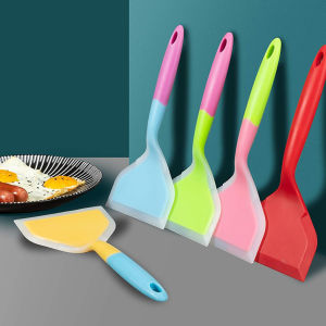 Flatware Silicone Cooking Spatula Heat Resistant Turners Fried Egg Shovel Non-stick Frying Spatula Baking Tools