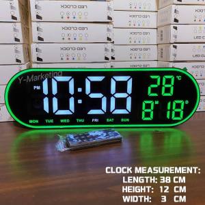 LARGE Digital Alarm Clock With Remote Control Can COUNTDOWN & TIMER