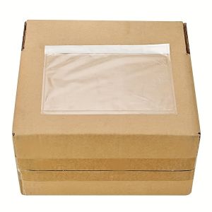 50pcs 15cmx 22cm Clear Adhesive Top Loading Packing List Clear Shipping PouchesMailing/Shipping Label Envelopes