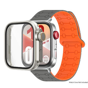 PC Tempered Glass Case+Magnetic Silicone Strap For Huawei Watch Fit 5 Fit 5Pro/4Pro 4 3 Change To Ultra Cover Protector+Bracelet