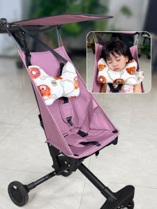 Portable U-Shaped Neck Support Pillow for Baby Strollers Child Safety Seat Air Travel Sleep Aid Carriage Neck Protector