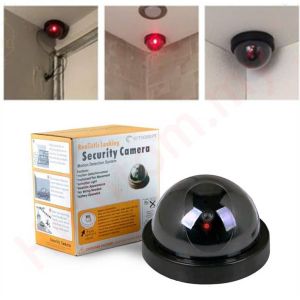 HOME BEST 1pc Dummy CCTV Fake Security Cameras with Light Kamera Palsu Home Office School Guard Anti Theif Pencuri