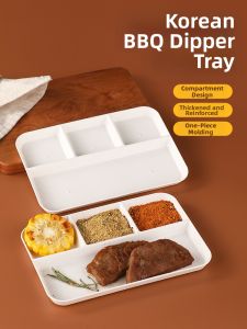 TAFUMAN | Rice Husk Food-Grade Korean Disposable Plates 4 Compartment