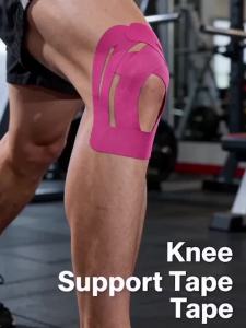 10-50PCS Knee Precut Kinesiology Tape Elastic Compression Athletic Tape Knee Brace Tape for Sports Muscle Joint Support
