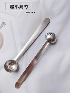 Thìa Rây Nhỏ Bằng Thép Không Gỉ Mini 304 Đường Kính 3CM Rây Lọc Nước Ép Trái Cây Rây Ngắn Rây Nấu Ăn Cho Nhà Bếp