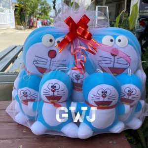 TERMURAH Boneka Doraemon Beranak Lucu Lembut imut Free Jaring Murah bisa COD