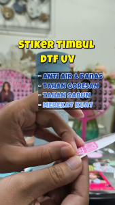 STIKER CUSTOM NAMA DAN FOTO FREE DESAIN WATERPROOF