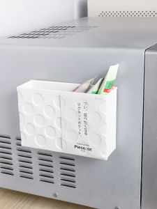 ชั้นวางของแบบติดผนังด้วยแม่เหล็กสำหรับตู้เย็นในครัว อุปกรณ์จัดระเบียบของใช้ในครัวจาก Inomata ผลิตจากญี่ปุ่น