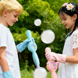 Đũa Phép Tạo Bong Bóng Khói Tương Tác Với Đèn Sương Mù Nhiều Màu Sắc Đàn Hồi Dành Cho Các Bữa Tiệc Mùa Hè Đồ Chơi Trẻ Em Nhựa ABS Không Bị Đổ