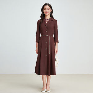 Koradior | Elegant V-Neck Trench Coat for Autumn