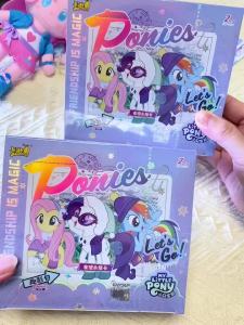 Kayou | KAYOU My Little Pony Complete Fun Shadow Set Box Applejack Fluttershy Rare Collection CR Prerelease Card Blind Box Card