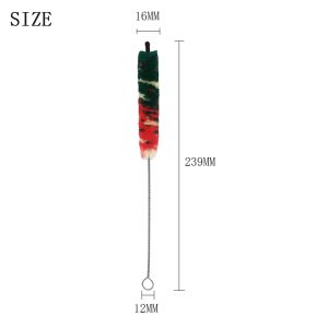 IRIN | Piccolo Cleaning Brush Colourful Brushes Woodwind Instrument Piccolo Cleaning Accessories Colored Bristles Instrument Accessory
