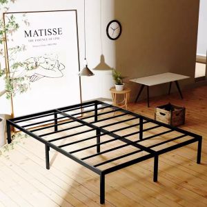 Ditto Iron bed Metal bed frame Iron bed Single bed/double bed/queen bed High load-bearing Minimalist Style