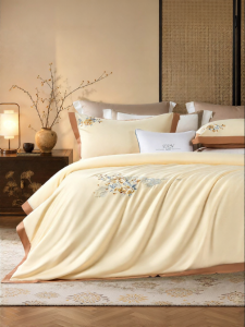 FUANNA (富安娜) | Silky Cotton Embroidered Bedding Set Chinese Style