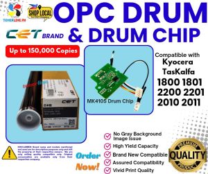 MK4105 Taskalfa KM1800 2200 OPC Drum Chip PCR CET Brand & Compatible Long life