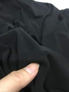 Vải thun rayon màu đen loại dày mềm rũ (khổ 1m6) may đầm váy đầm body thiết kế thời trang