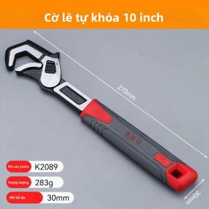 Cờ Lê Đa Năng Tự Khóa Điều Chỉnh Được Làm Bằng Thép Carbon Dùng Cho Sửa Chữa Xe Máy Dụng Cụ Mở Đầu Ống Đa Năng