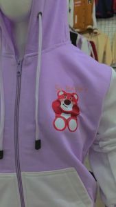 Jaket Anak Perempuan Zipper Gambar Lotso Toy Story Terbaru Usia 2-12 Tahun