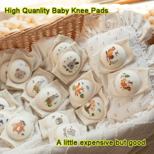 Class A Summer Mesh Baby Knee Pads Protector for Crawling Walking Embroidery Kids Knee Protector 1Pair