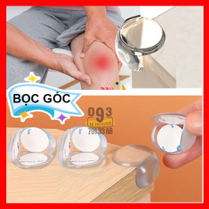 Combo 4 Cao Su Silicon Bọc Góc Bàn GhếBịt Góc Cạnh Bàn Cạnh Tủ