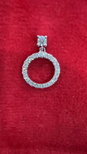 Poh Heng Jewellery 18K White Gold Diamond Earrings