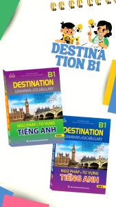Sách- Combo 2c - DESTINATION B1 - Ngữ pháp và từ vựng tiếng anh tập 1 và tập 2