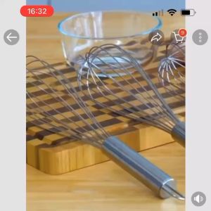 Stainless Steel Whisks: Essential Kitchen Utensils for Cream & Batter Whisking
