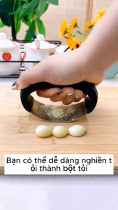 Dụng cụ nghiền ép tỏi cầm tay tiện lợi – Chất liệu inox cao cấp nghiền ép nhanh bền đẹp G534-eptoiCT