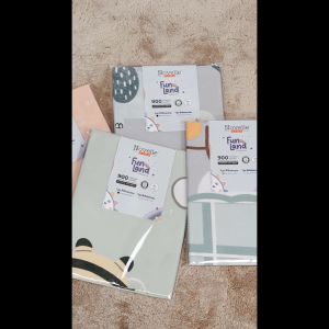 Novelle Fun Land 1pc Pillowcase (KIDS size) - Cotton Non-Iron 900TC