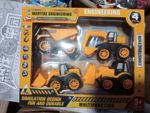 Đồ chơi xe công trình hộp 4 chiếc