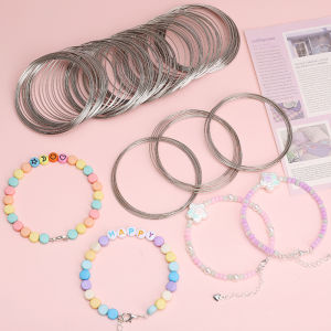 Handmade DIY Memory Steel Wire Circle Bracelet Necklace Jewelry Accessories: Fresh Out New Fashionable Accessories for Spring