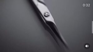1Pcs Nail Cuticle Scissors Eyebrows/Eyelashes Mustache Multi-Purpose Cuticle Extra Fine Curved- Professional Manicure Scissors