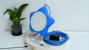 Suspended RGB pool light LED temporary decorative intelligent underwater with adapter 8m cable APP and remote control