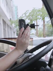 พัดลมระบายอากาศรถยนต์ UGREEN 24V รถบรรทุกขนาดใหญ่ พัดลมไฟฟ้ารถยนต์ขนาดเล็ก 12V ขนาดเล็ก usb ใช้ในรถยนต์ ลมแรง ทำให้อุณหภูมิเย็นลง