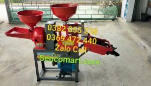 May xát gạo giá siêu rẻ năng suất đạt 200kg/giờ
