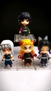 Mô hình Nendoroid chất lượng cao Thanh gươm diệt quỷ Tanjirou Nezuko Zenitsu Shinobu Rengoku Giyuu Kimetsu No Yaiba